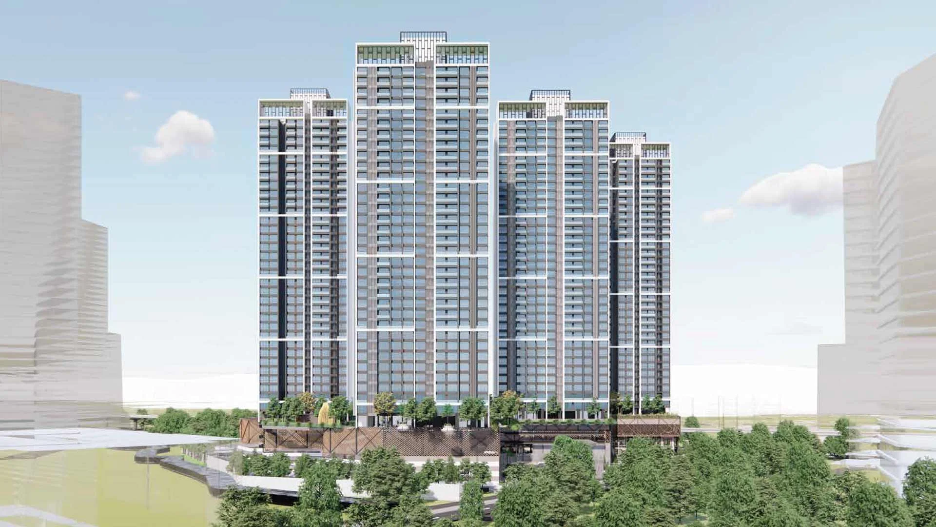 Discover elegant 4 BHK residences in Thane, Mumbai